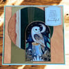 Luxury Blank Owl Card. Rustic Woodland Birthday Card. Owl Lover Card