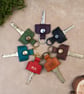 Personalized Leather Key Cover – Badalassi Pueblo Key Cap  - Image 1