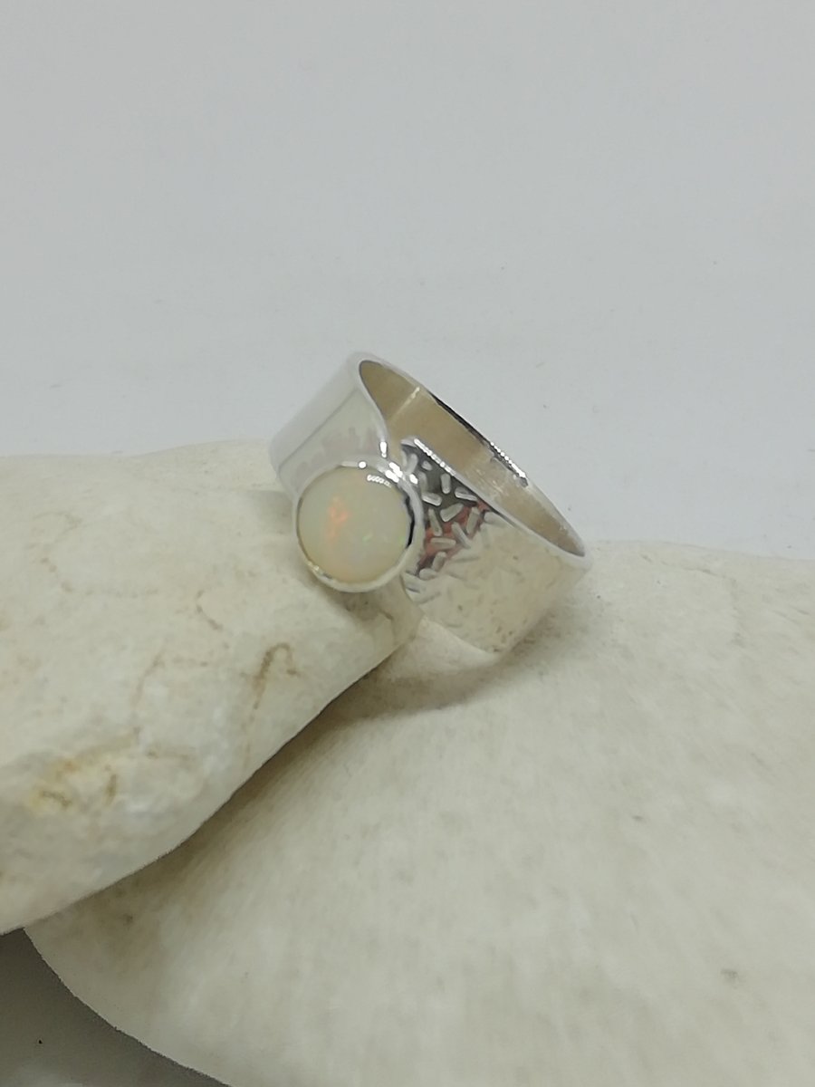 Adjustable Opal Ring