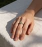 Solara Gold Peridot Stacking Ring - Image 3