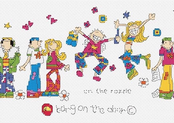 Bang on the door - on the razzle cross stitch kit