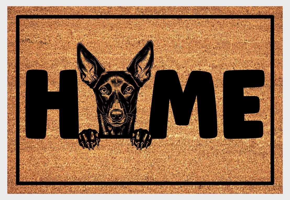 Podenco Door Mat No.6 - Podenco Welcome Mat - 3 Sizes