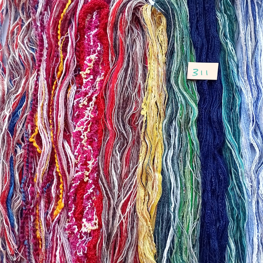 Bundle of creative threads for textile arts and creative crafts