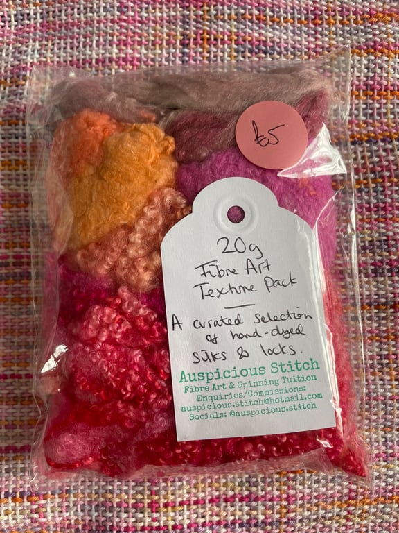 Hand Dyed Texture Pack for Felters & Spinners