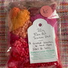 Hand Dyed Texture Pack for Felters & Spinners