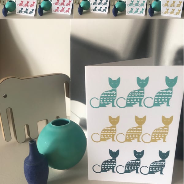 'Cats' multi card pack