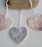 Ceramic heart hanging - Image 5