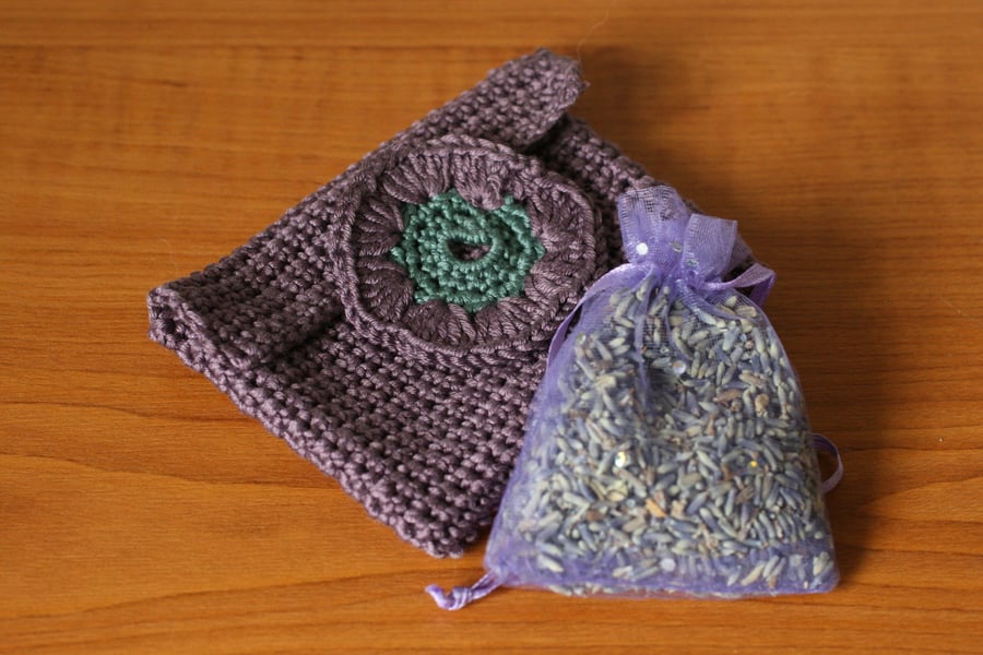 Crotchet Lavender Pillow MADE TO ORDER