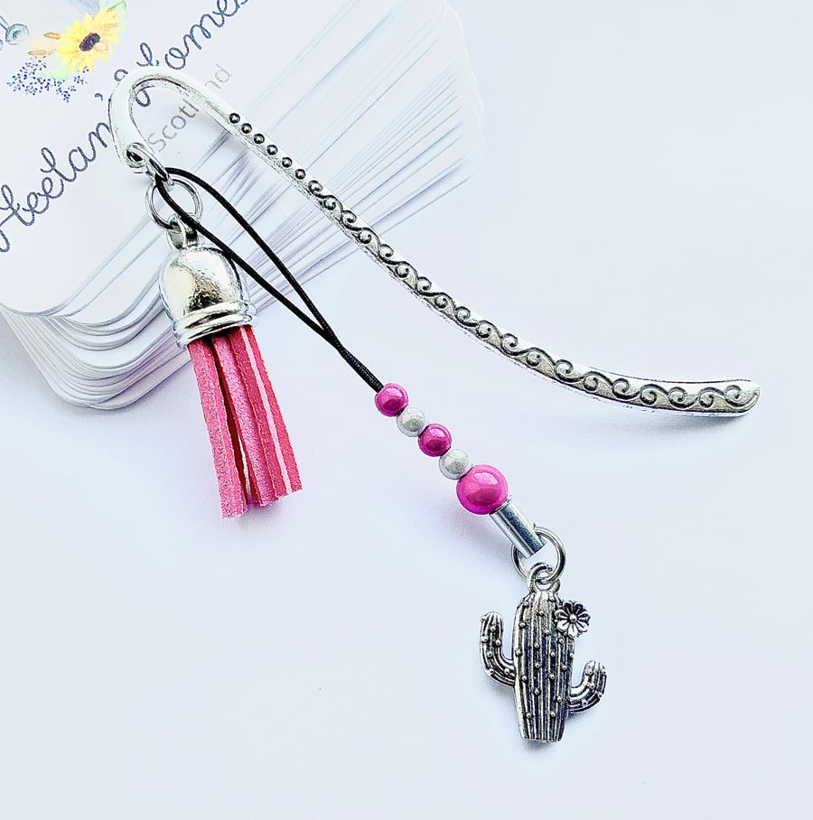 Metal Bookmark. Cactus Bookmark. Cactus. Bookmark. Bookmarks. Charm Bookmark.
