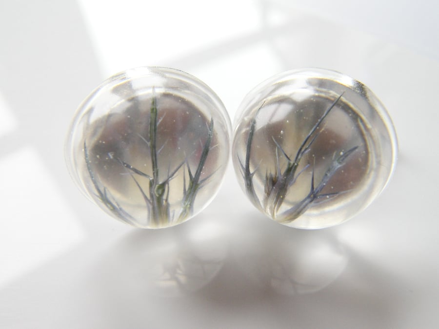 Mens Silver Cufflinks with Scottish Thistle - SCOTTISH THISTLE