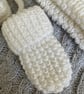 Hand Knitted Baby Hat & Mittens (0-6 months) - Image 4
