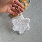 Handmade Crochet Star Ornament