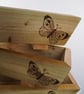 Wooden Butterfly Planters - Set of Three - Image 5
