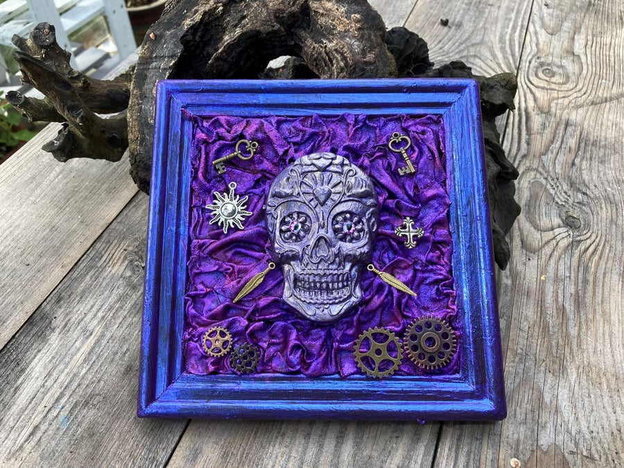 Steampunk Skull Hanging