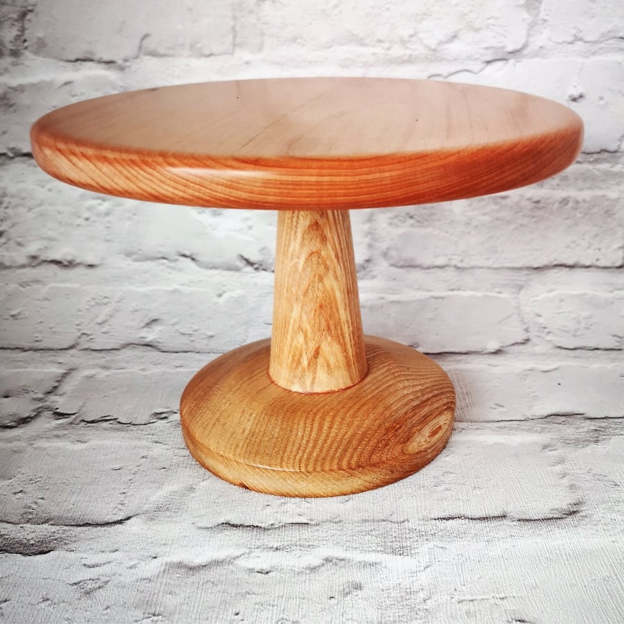 Woodturned Beech Cake stand