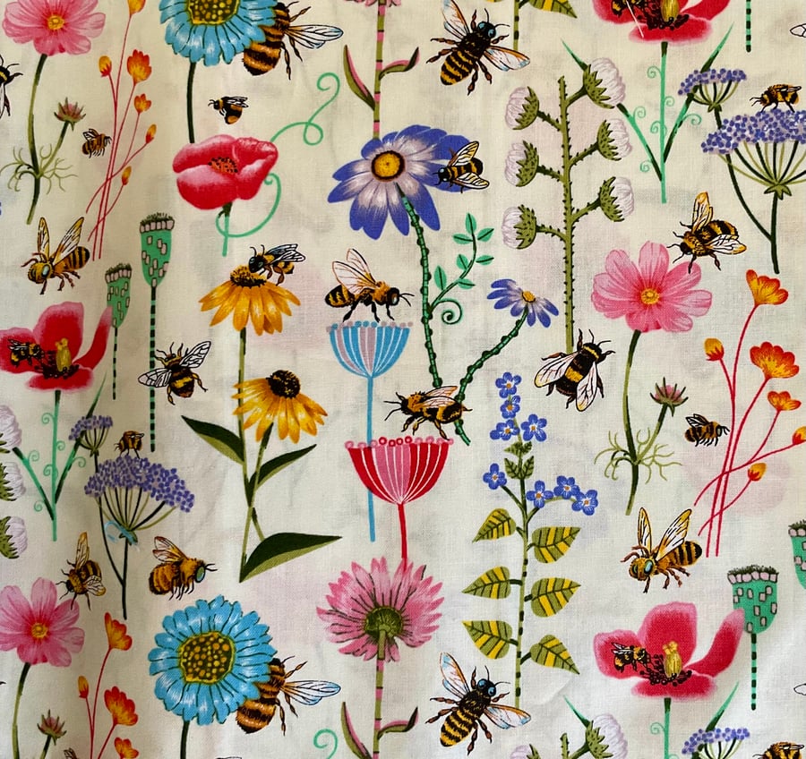 Half a Metre of Floral Fabric