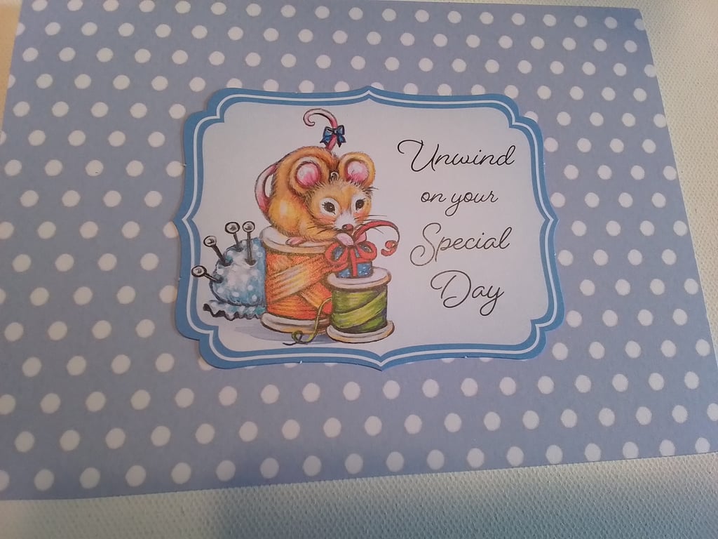 Special day card. Birthday card. Handmade card. Retirement card. Ref 102