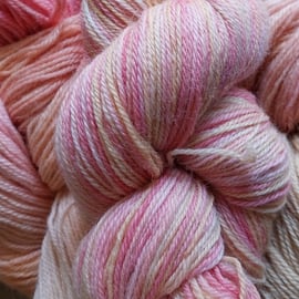 100g Hand-dyed 4PLY Wool Alpaca blend sock wool SUNSET GLOW 