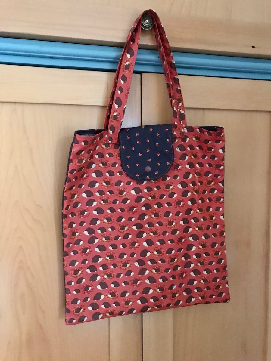 Reusable Fold Up Tote Bag