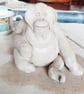 Orangutan Ceramic Sculpture - Handmade - Image 9