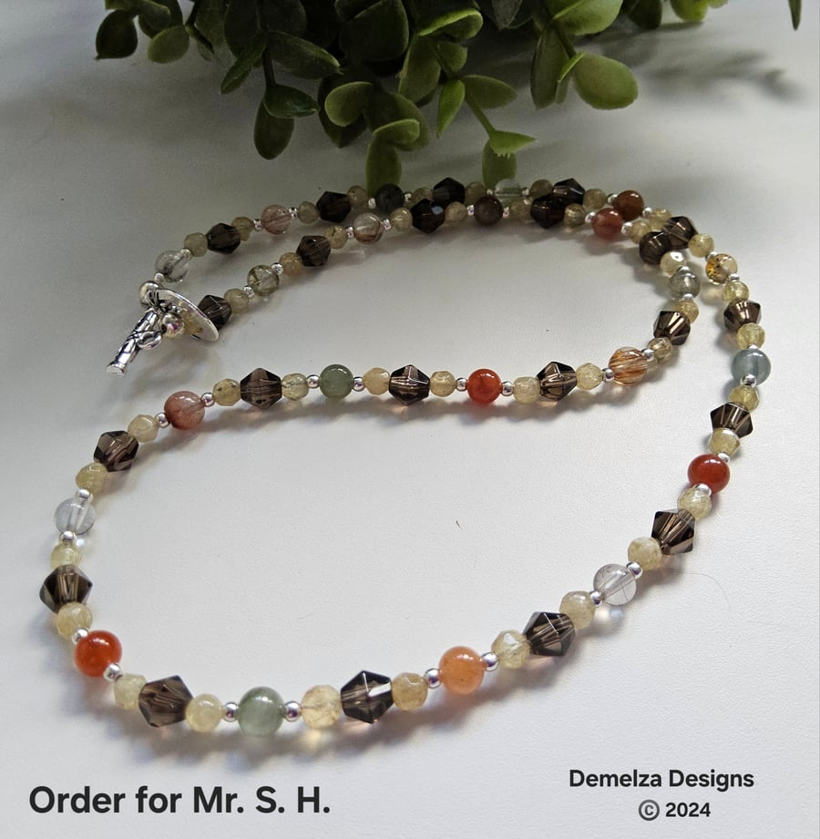 Made to Order Multigemstone Necklace 
