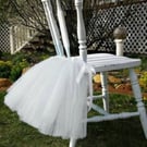 Hen party chair skirt, bride to be chair tutu wedding decoration 