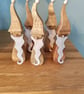 Handmade Medium Wooden Gnome - Image 2
