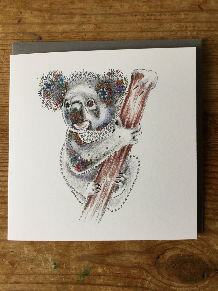 New Koala Greeting card 