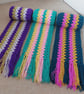 Crochet Over Sized Long Fringed Scarf
