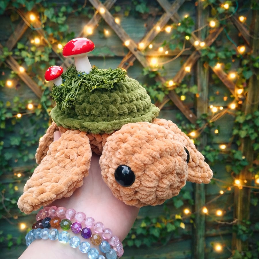 Crochet Forest Turtle 