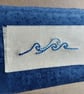 Embroidered Rolling Waves Greetings Card - Birthday Card - Blank Card - Image 5