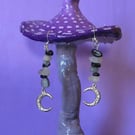 Cresent moon earrings 