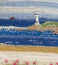 Lighthouse on the Rocks Embroidered Plaque - Image 4