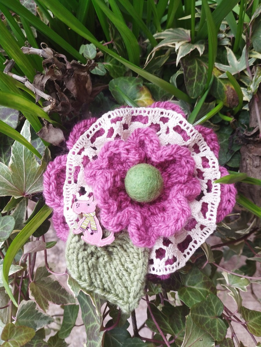 Crochet Corsage