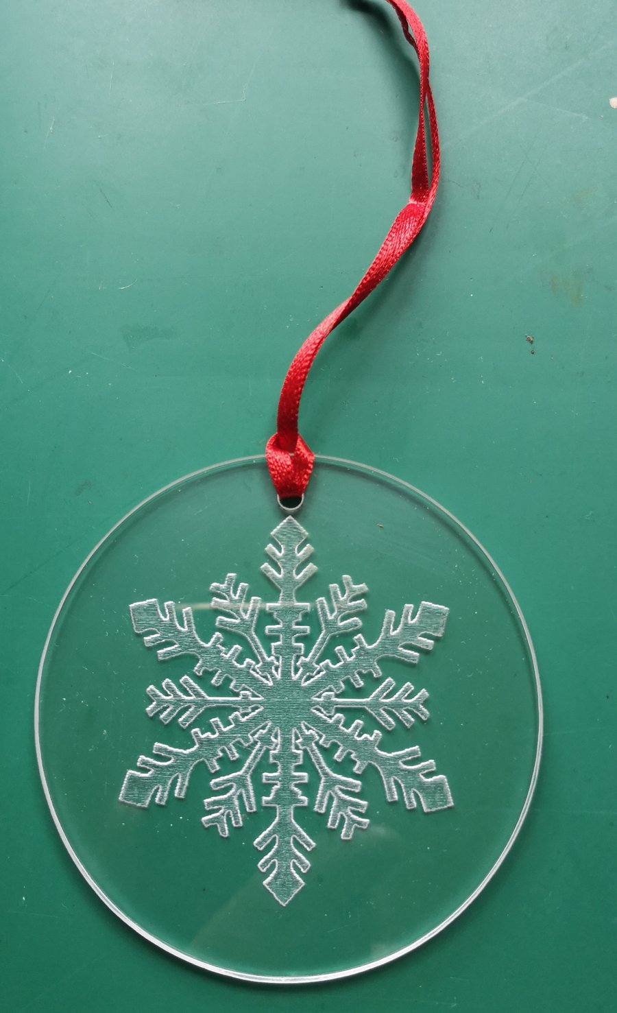 Acrylic Snow Flake Christmas Decoration 