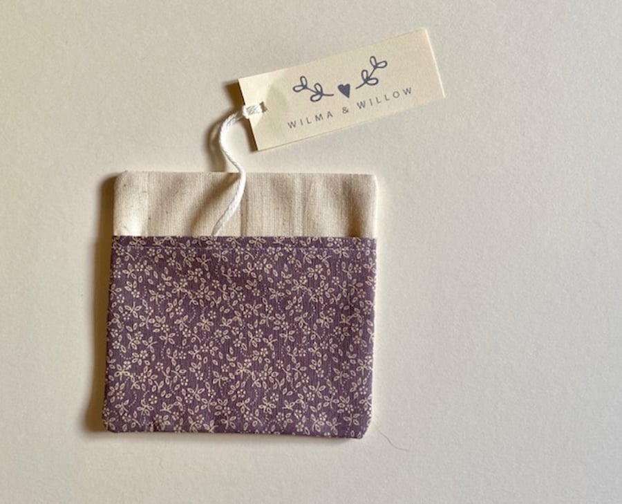 Washable face mask bag- pouch- storage