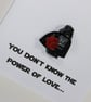 DARTH VADER - VALENTINE'S DAY SPECIAL - FRAMED LEGO STAR WARS MINIFIGURE - Image 3