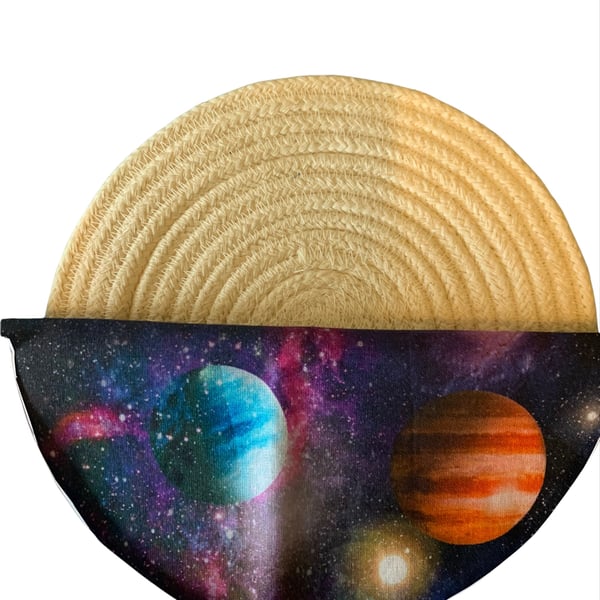 Playing Card Holder - 13 Cards- Space Planets 