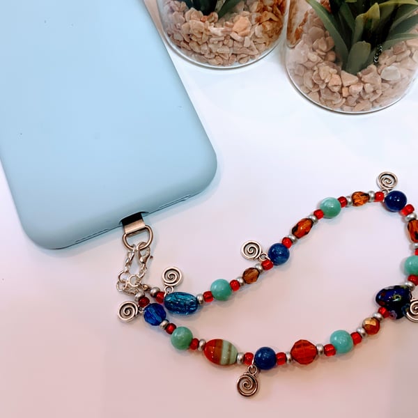 Phone Bracelet Bead Strap