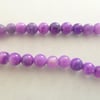 purple shell beads