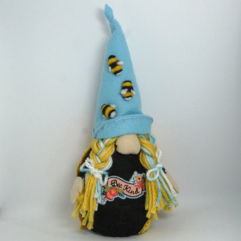Betty the Bee Felt Gnome