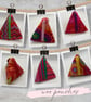 Dinky triangle purses for phone chargers