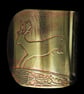 Large Brass Stag Cuff - large size - Image 3