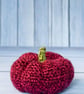 Cute pumpkin decoration crocheted in premium acrylic yarn - Image 8