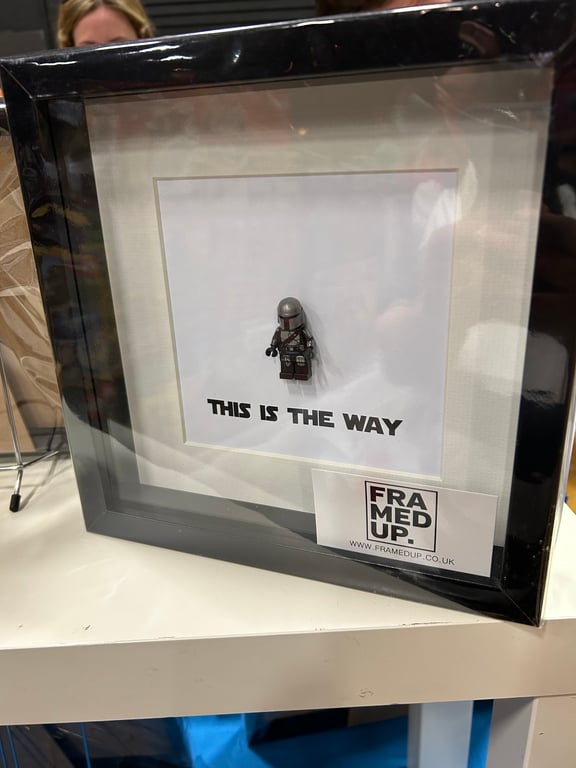 MANDALORIAN - THIS IS THE WAY - Framed Lego minifigure