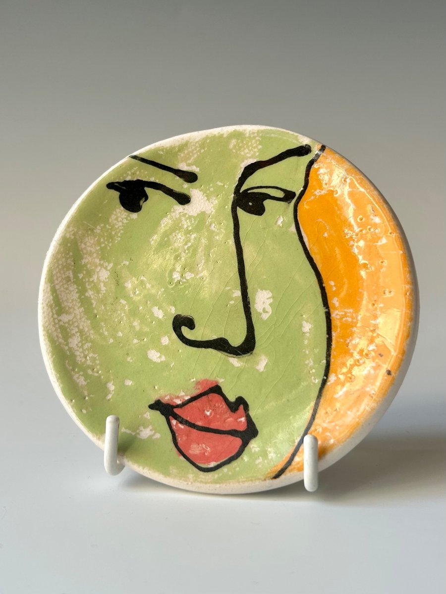 Small Portrait Ceramic Dish