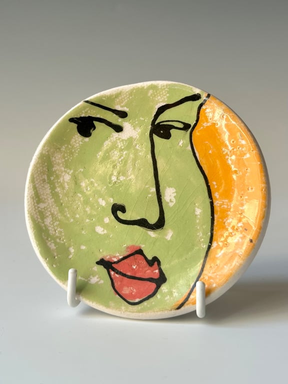 Small Portrait Ceramic Dish