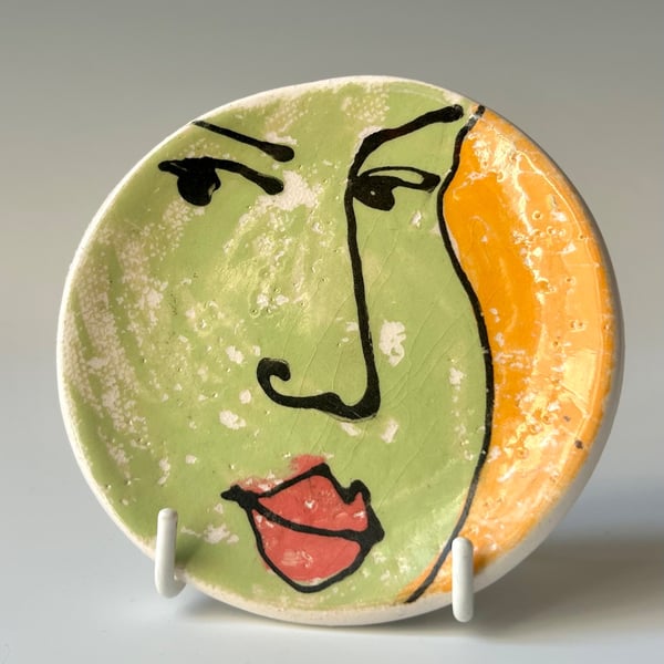 Small Portrait Ceramic Dish