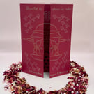 Stunning islamic wedding card