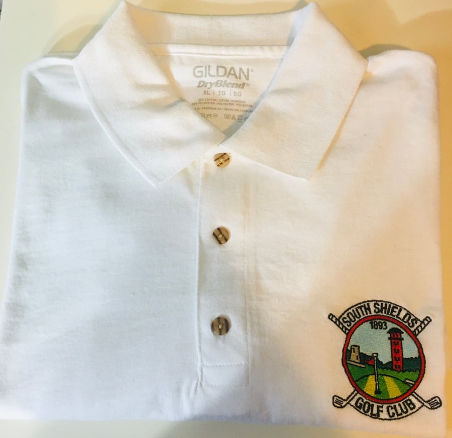 South Shields golf polo shirt 